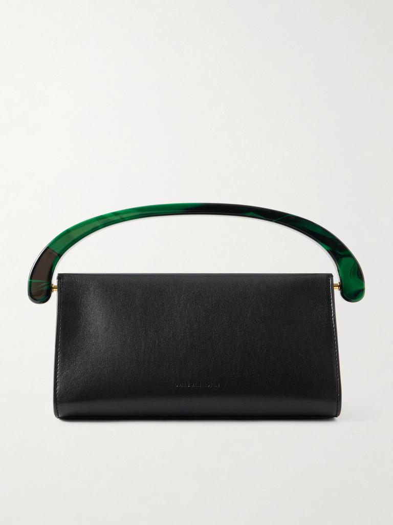 Dries Van Noten Bomber Zip Leather Crossbody Bag - Crossbody Bags