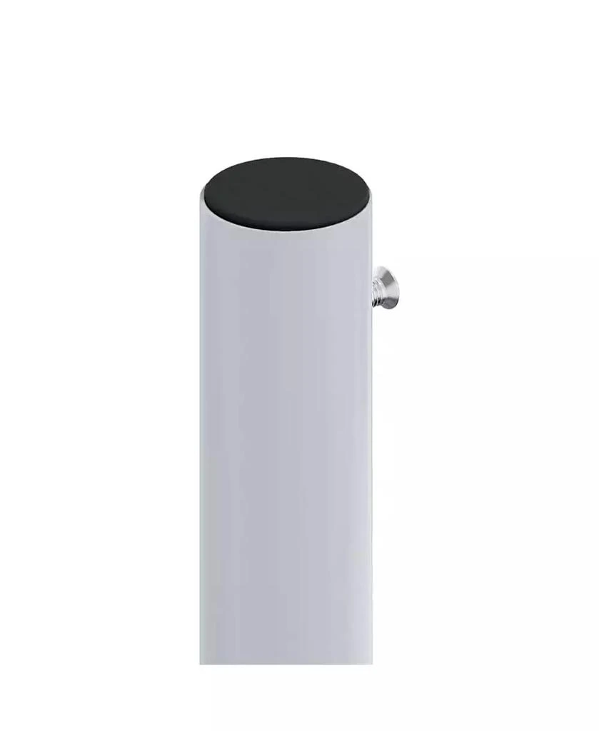 vidaXL Side Awning Black Polyester with PU coating, Steel, Aluminum 7