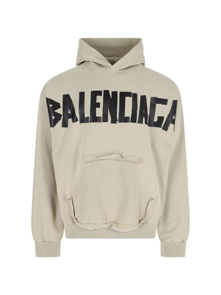 Balenciaga Balenciaga Logo Printed Hoodie 1