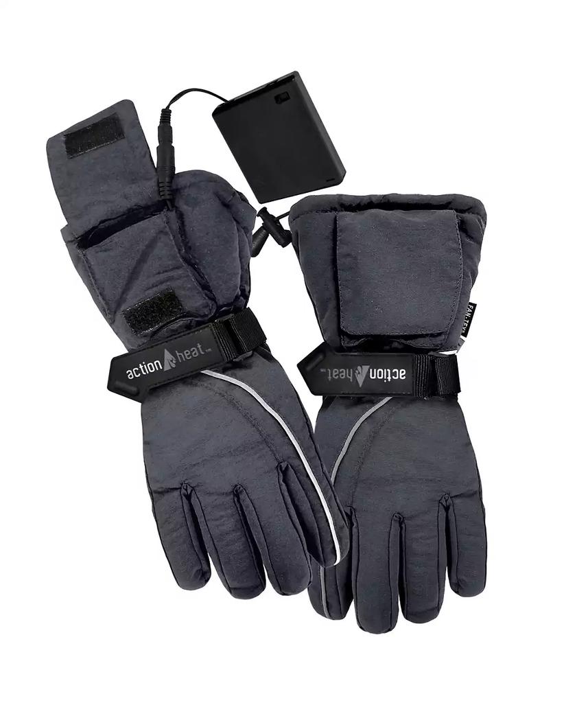 ActionHeat Men's AA Battery Heated Snow Gloves Navy - One Size