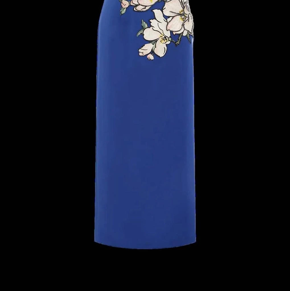 LEO LIN Leo Lin - Ava Applique Floral Bustier Maxi Dress 6