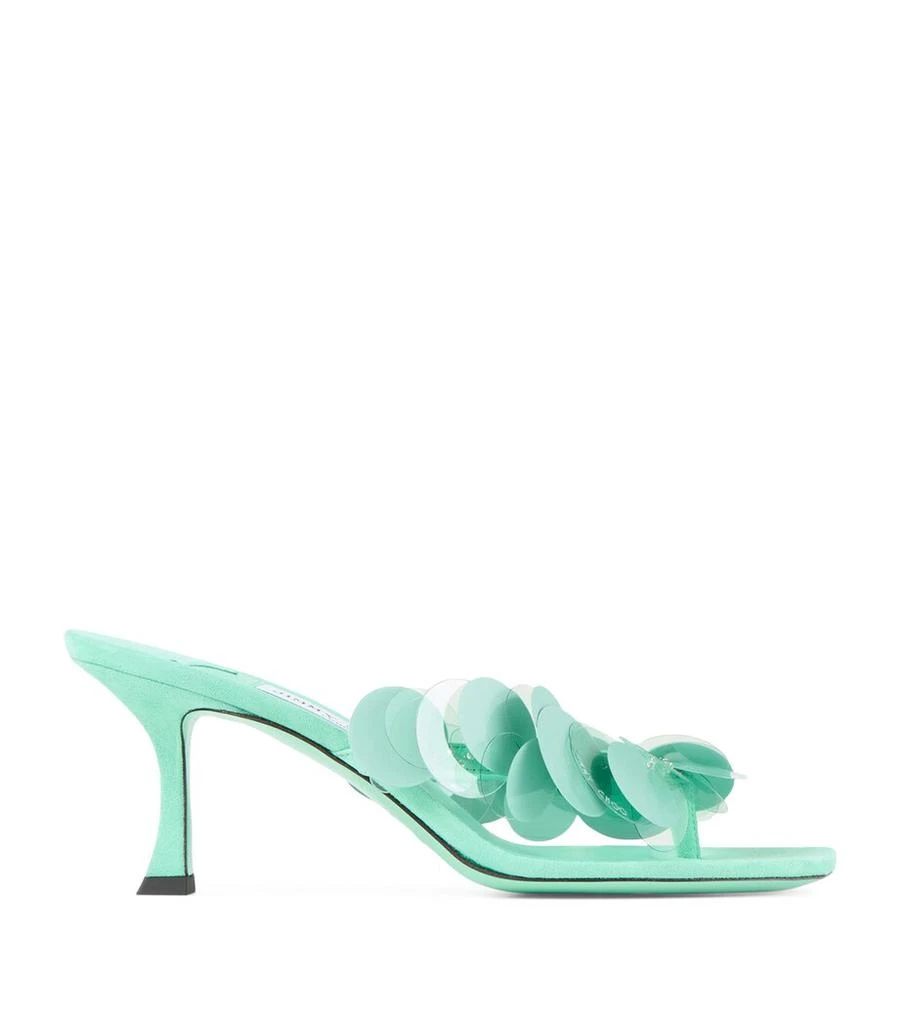 Jimmy Choo Freja 70 Suede Heeled Sandals 1