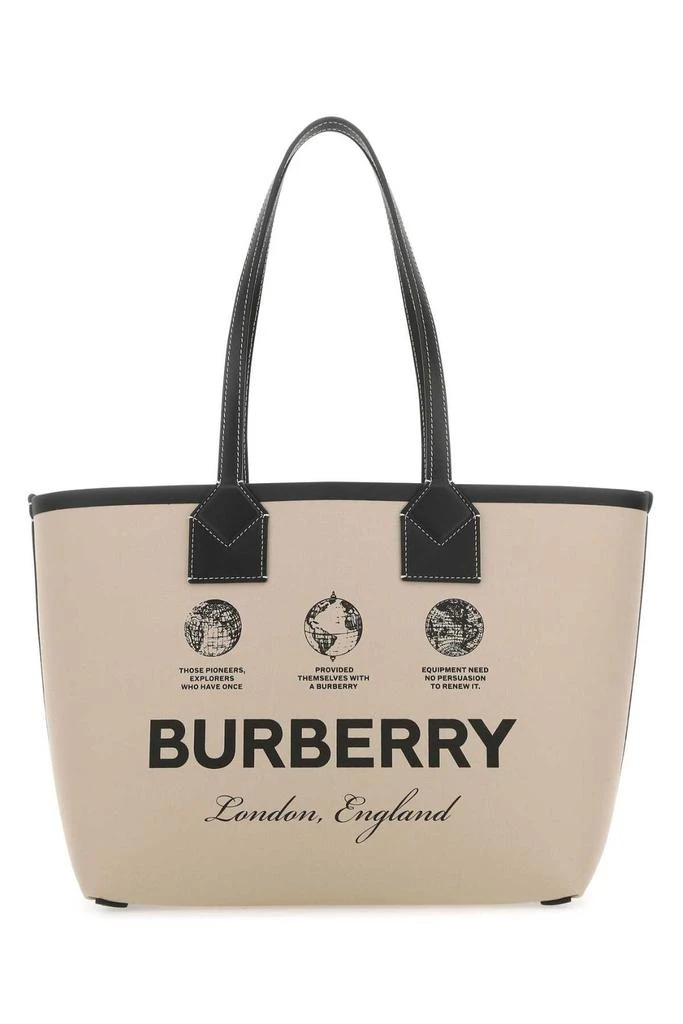 Burberry Burberry Logo Printed Tote Bag 1