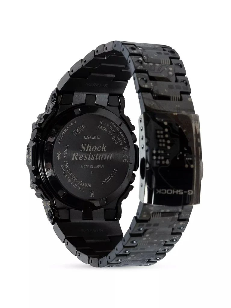 G-Shock Circuit Board Camouflage IP Stainless Steel Bracelet Watch 4