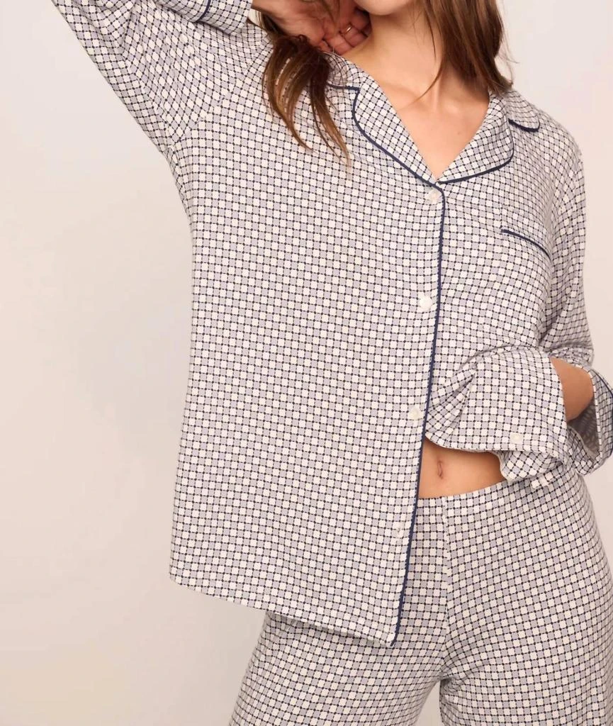 Eberjey Eberjey - Gisele Printed Long Pajama Set 4