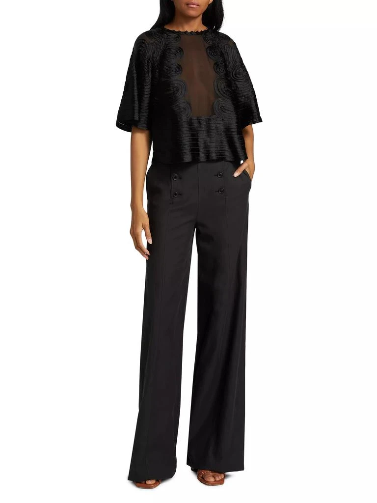 Ulla Johnson Marlo Silk Georgette Top 2