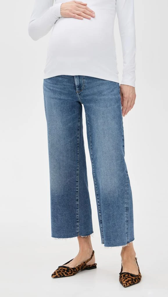 DL1961 Hepburn Wide Leg Petite Maternity Jeans 1
