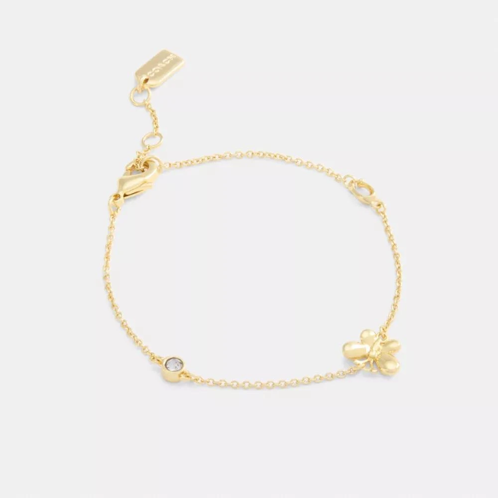Coach Butterfly Stone Linear Bracelet 1