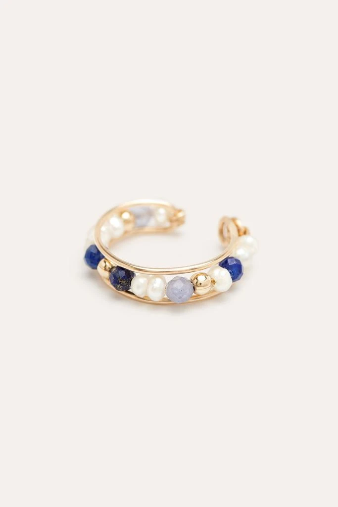 预计3周后发货 YAY Paris Faux Piercing Queen - Méditerranée - Or 1