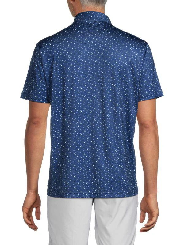 TailorByrd Geometric Print Polo 2