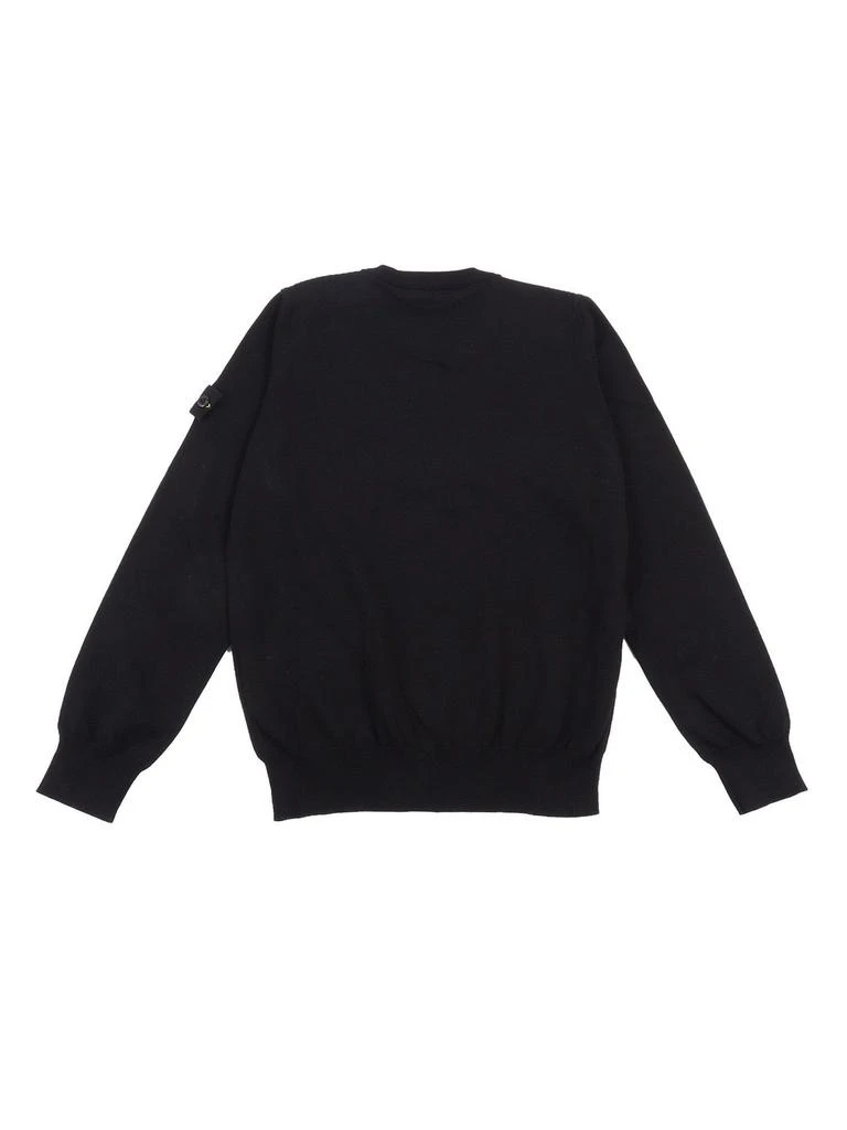 Stone Island Junior Stone Island Junior Compass Patch Crewneck Jumper 2