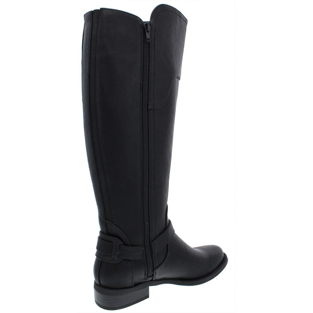 GUESS Harson Womens Wide Calf Faux Leather Knee-High Boots