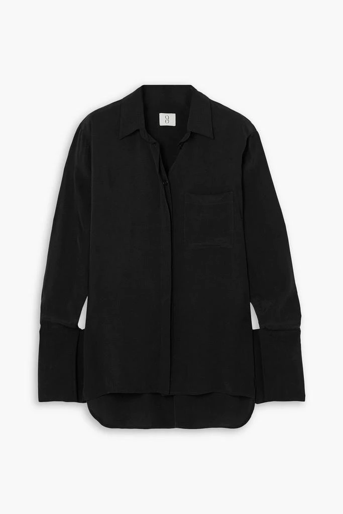 NINETY PERCENT Signature modal and Bemberg-blend shirt 1