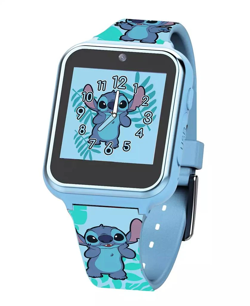 Disney Children's Stitch Blue Silicone Smart Watch 38mm 2