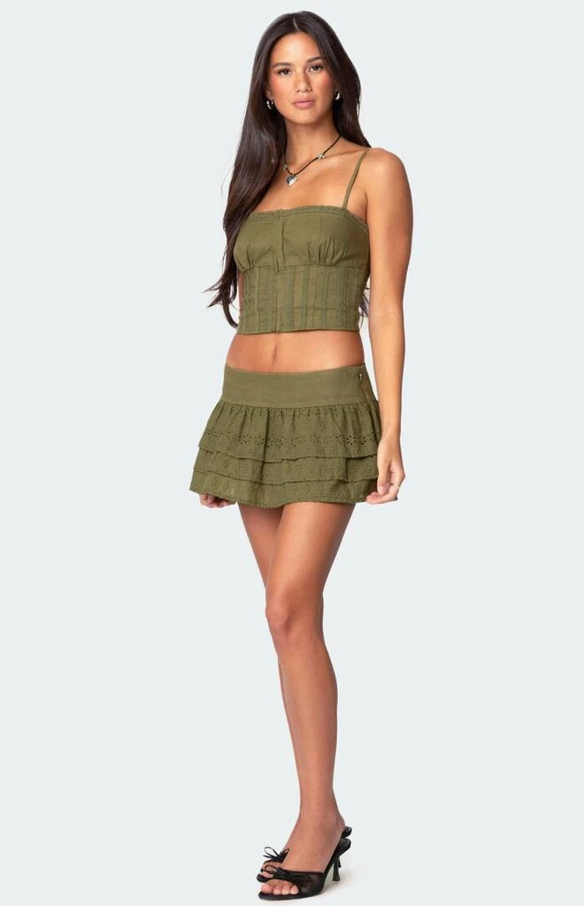 Edikted Fluer Linen Look Tank Top 5