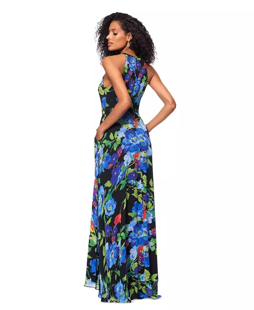 Betsy & Adam Women's Printed Chiffon Halter-Neck Gown  On Sale Now with Up  to 61% Off | Discover Exclusive Deals & Savings at BeyondStyle  Authentic  Betsy & Adam dress|women's fashion|dresses