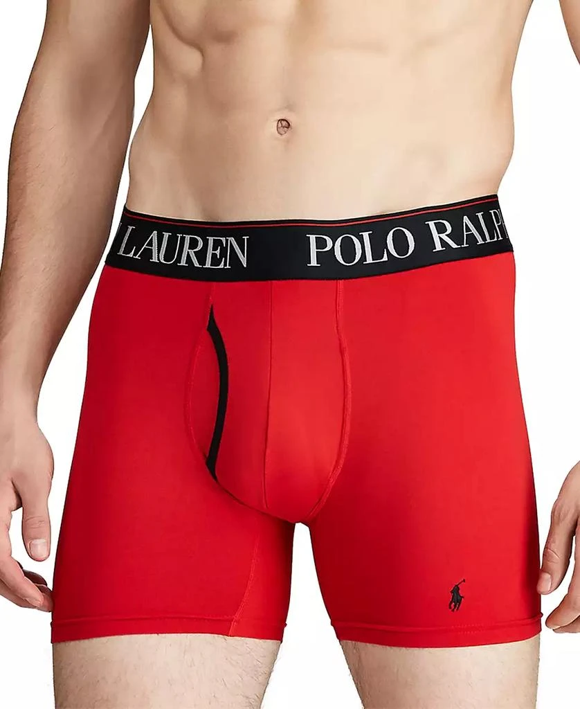 Ralph Lauren Men's 3-Pack 4-D Flex Cool Microfiber Boxer Briefs 6