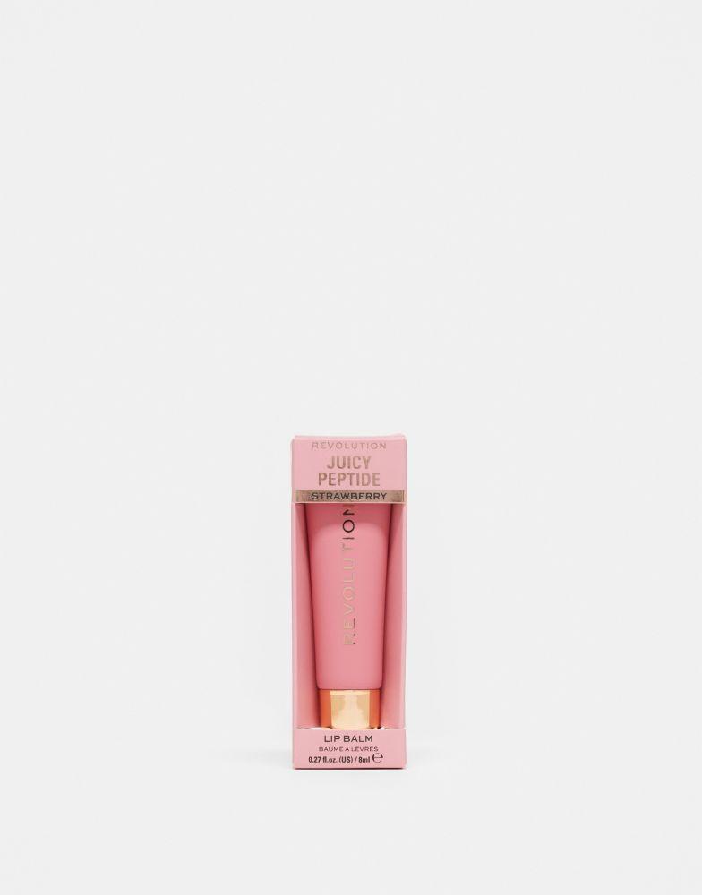 Revolution Revolution Juicy Peptide Lip Balm Pink Strawberry