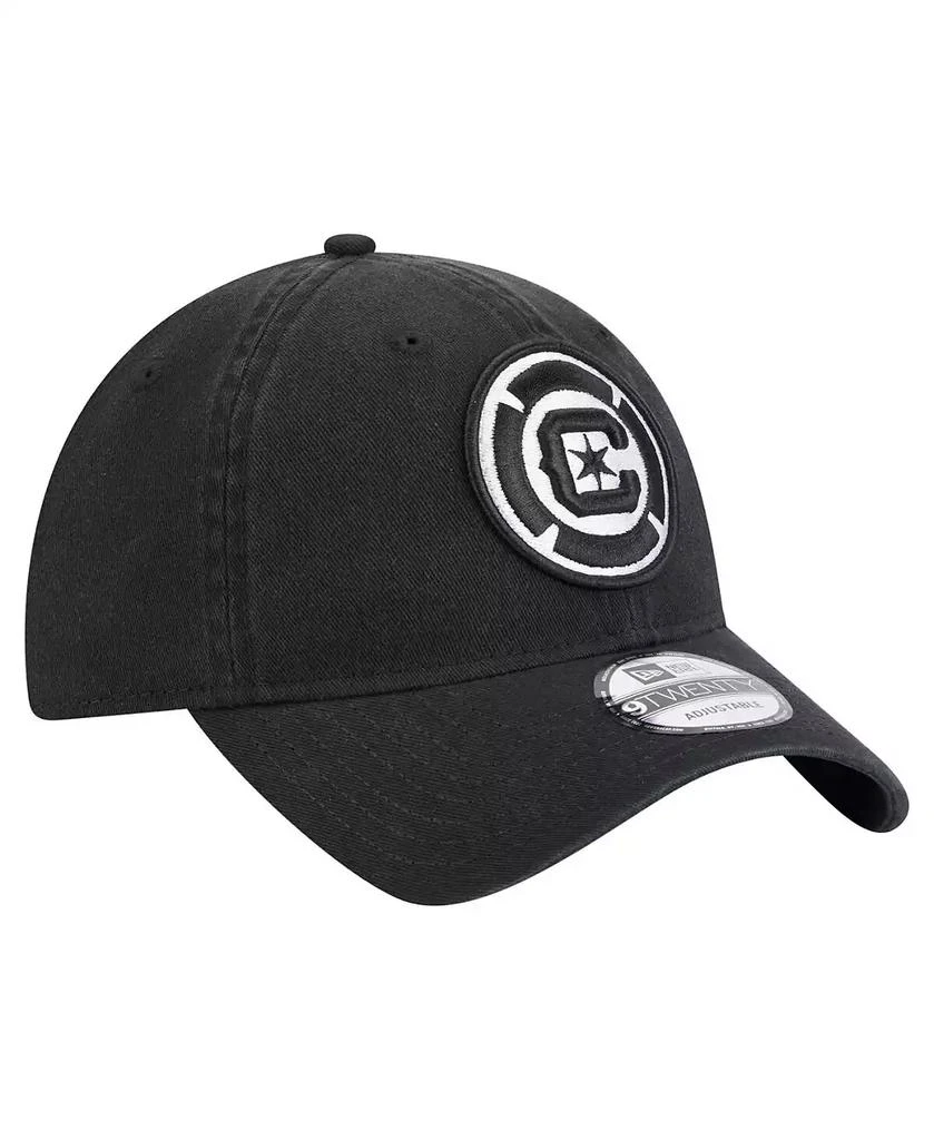 New Era Men's Black Chicago Fire 2025 Kickoff 9TWENTY Adjustable Hat 4