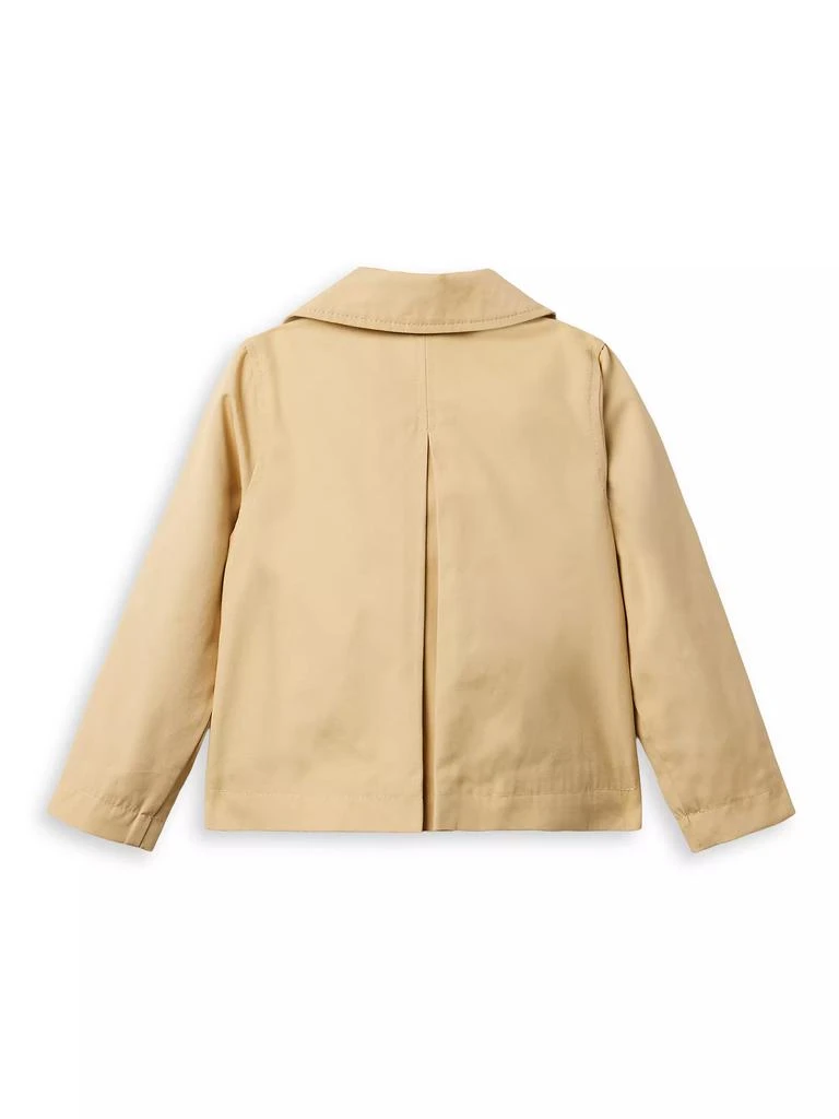 Janie and Jack Baby Girl's, Little Girl's & Girl's Studio Trench Jacket 2