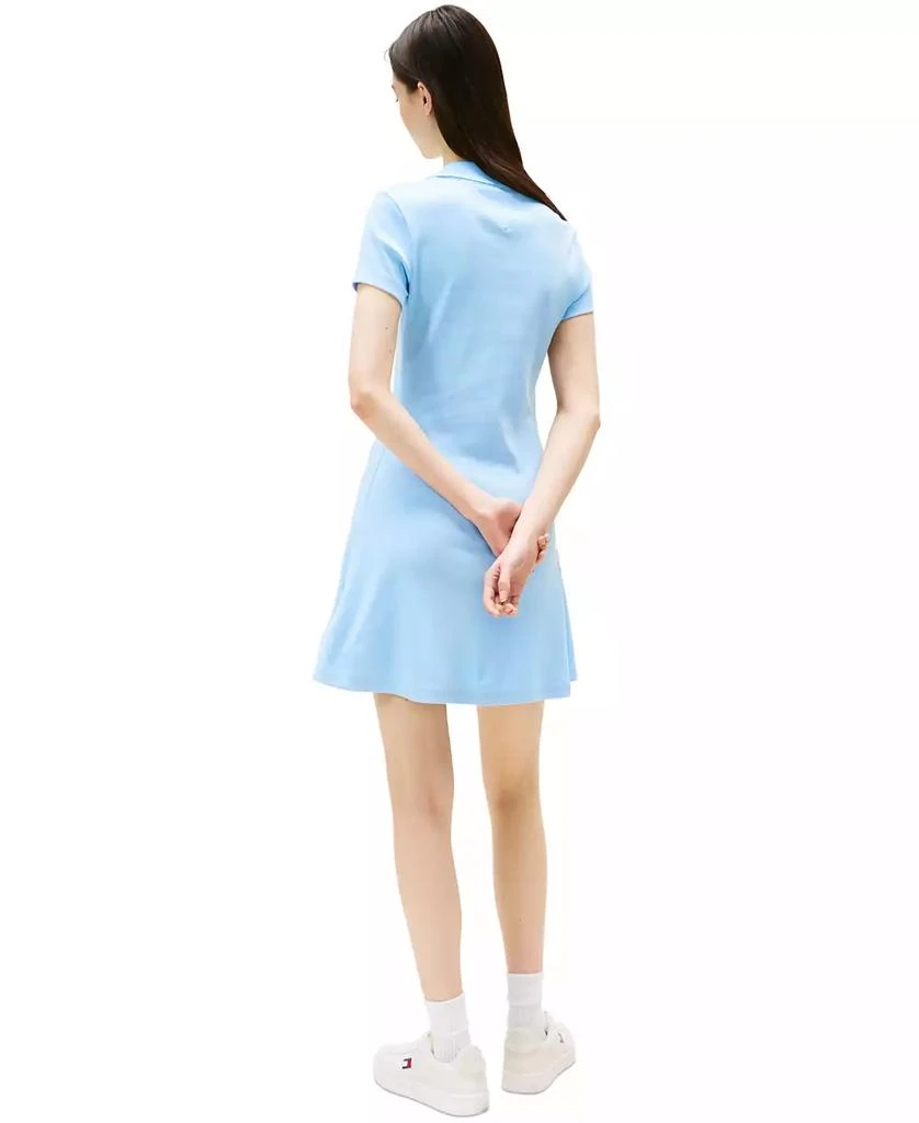 Tommy Jeans Women's Fit & Flare Ribbed Polo Dress 4