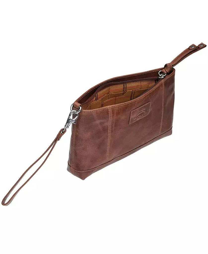 Mancini Leather Goods Casablanca Collection RFID Secure Ladies Wristlet 3