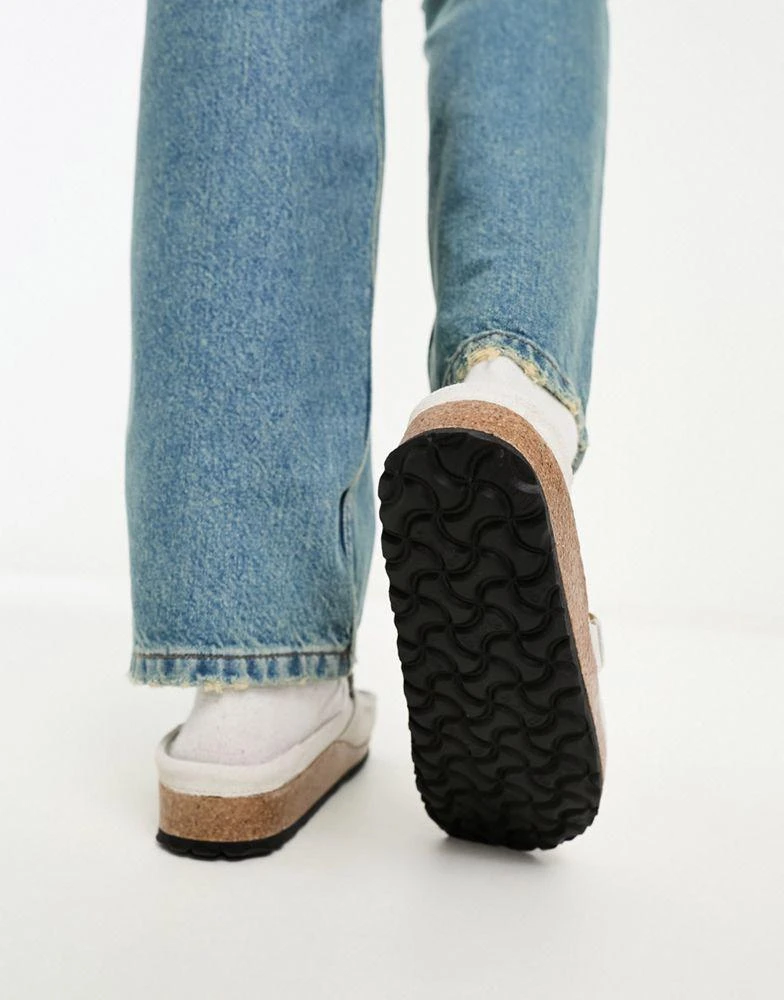 Birkenstock Birkenstock Buckley mules in white corduroy suede 3