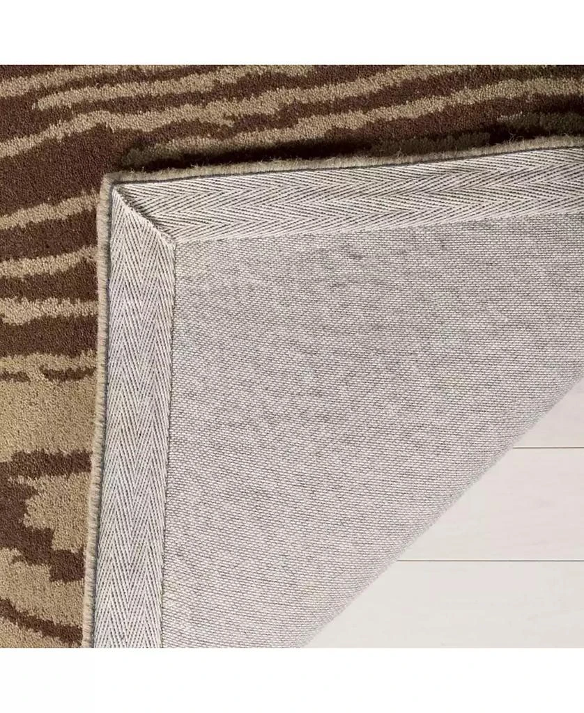 Martha Stewart Layered Faux Bois MSR4534A Brown 9' x 12' Area Rug 3