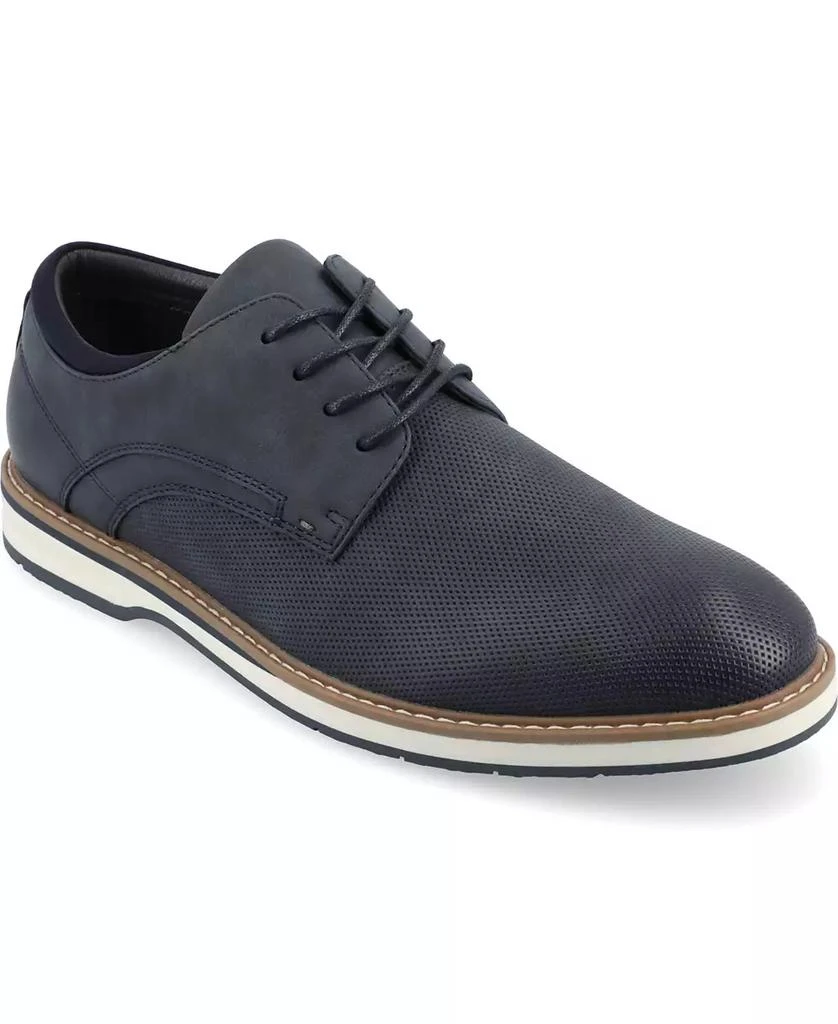 Vance Co. Men's Leon Tru Comfort Foam Lace-Up Casual Dress Shoes 1