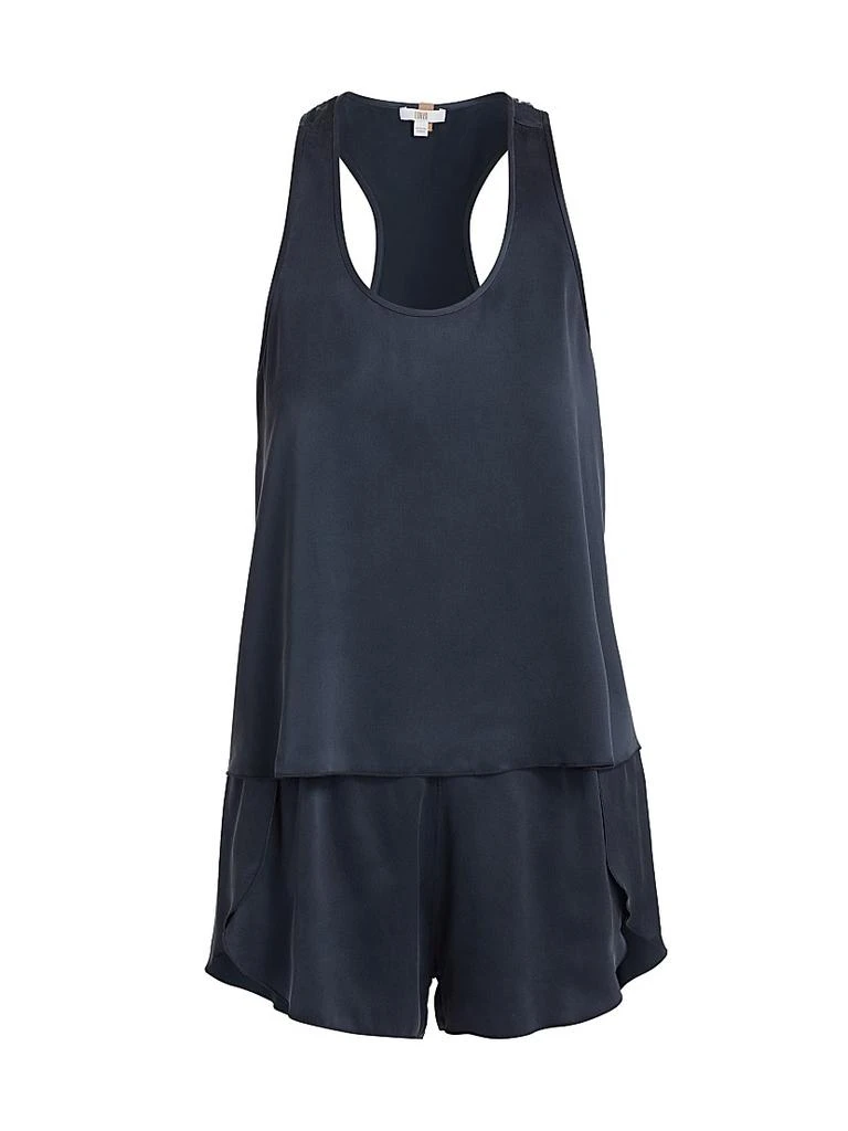 Lunya Washable Silk Tulip-Back Pajama Set 1
