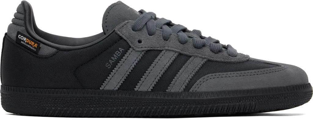 Adidas Black & Gray Samba OG Sneakers 1