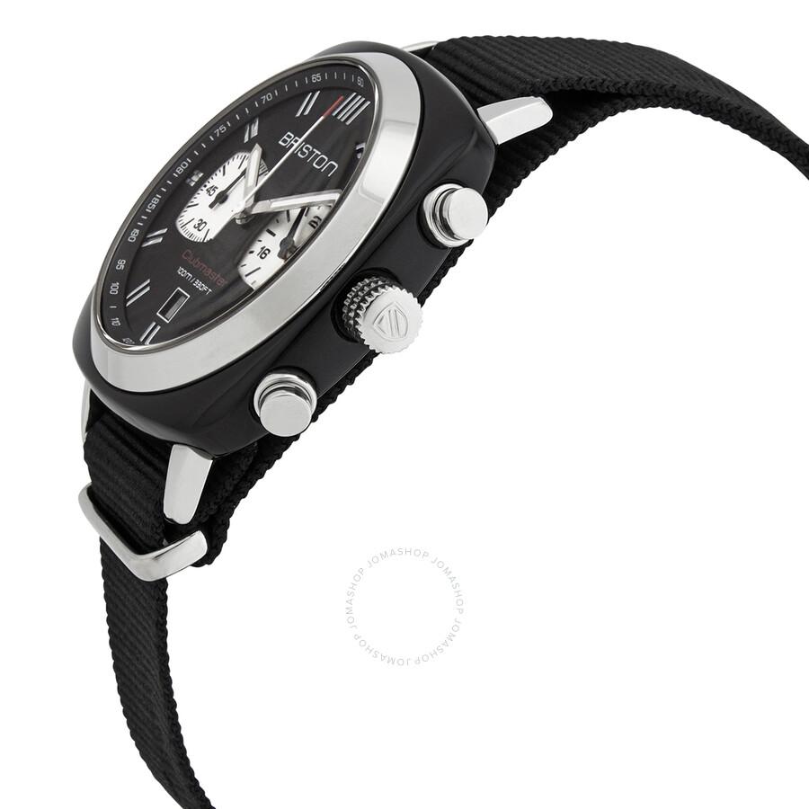 Briston Briston Clubmaster Chronograph Quartz Black Dial Men's Watch 17142.SA.BS.1.NB