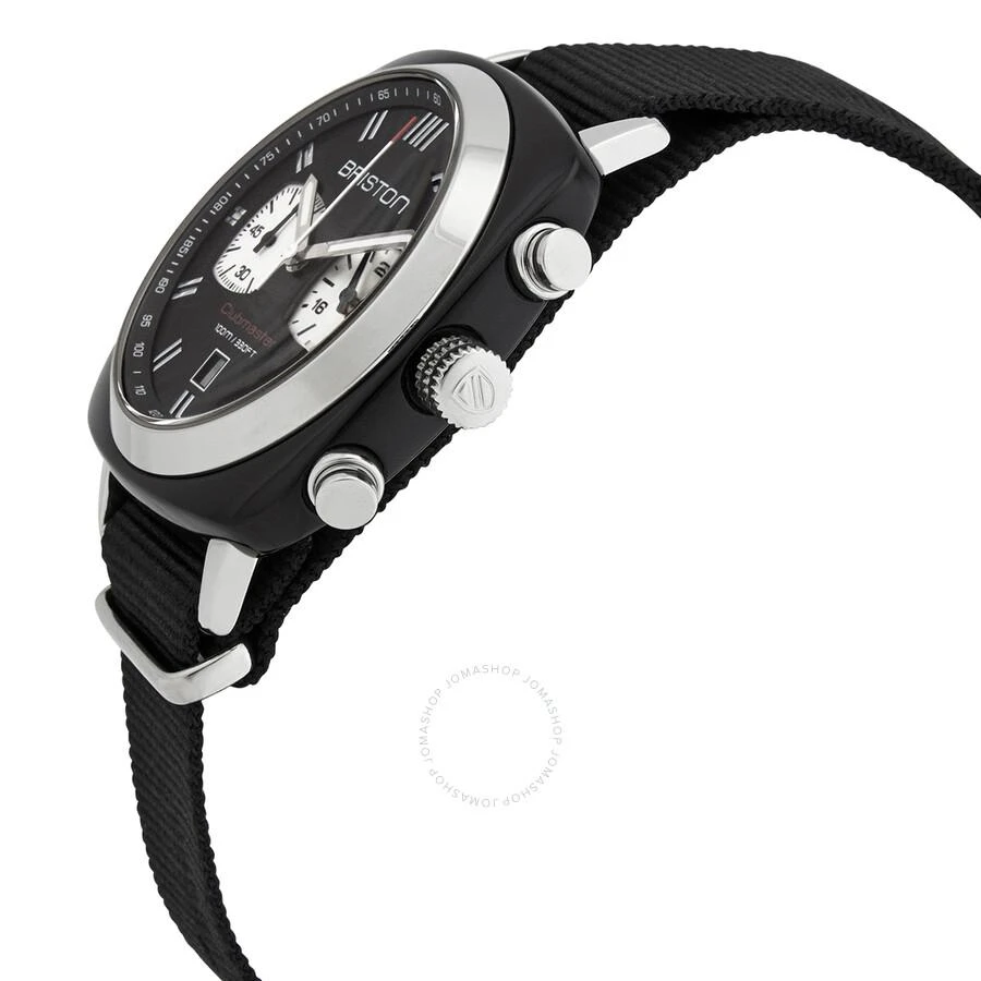 Briston Clubmaster Chronograph Quartz Black Dial Men's Watch 17142.SA.BS.1.NB 2