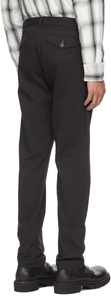 Universal Works Black Aston Trousers 3