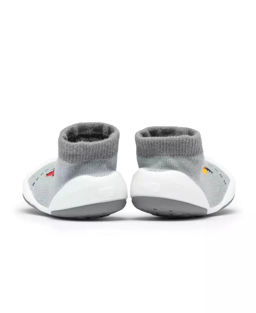 Komuello Infant Boys Breathable Washable Non-Slip Sock Shoes Train 5