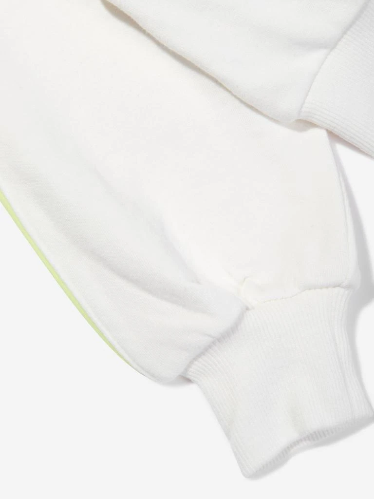 Converse Converse Girls Half Zip Boxy Utility Hoodie in Ivory 4