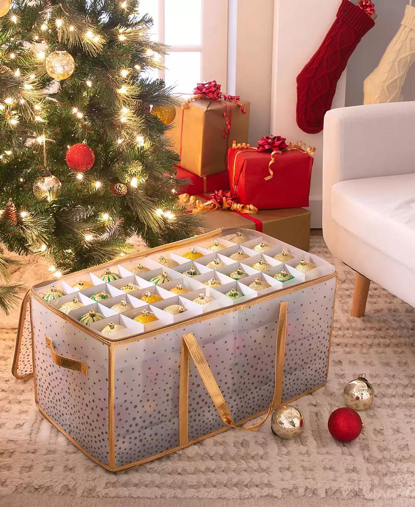 Simplify 128 Count Ornament Storage Organizer in Gold