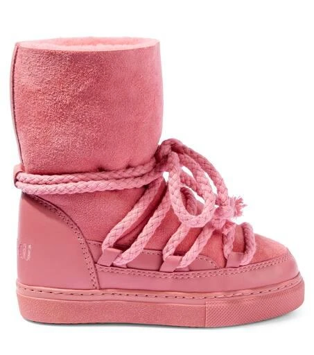 Inuikii Kids Classic High leather-trimmed ankle boots 4