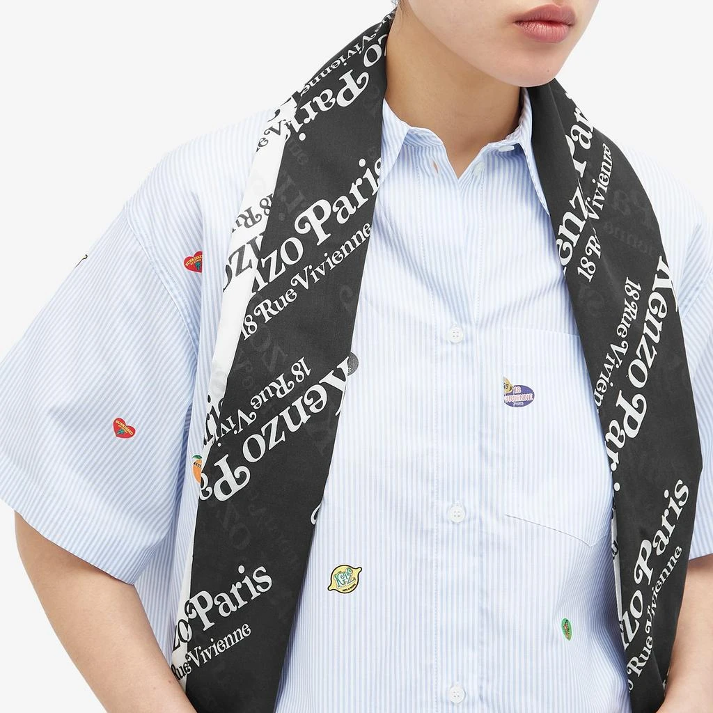 Kenzo Kenzo Stole Logo Scarf 6