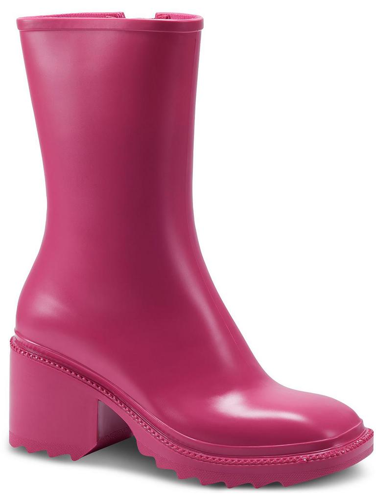 INC International Everett Womens Faux Leather Outdoor Rain Boots
