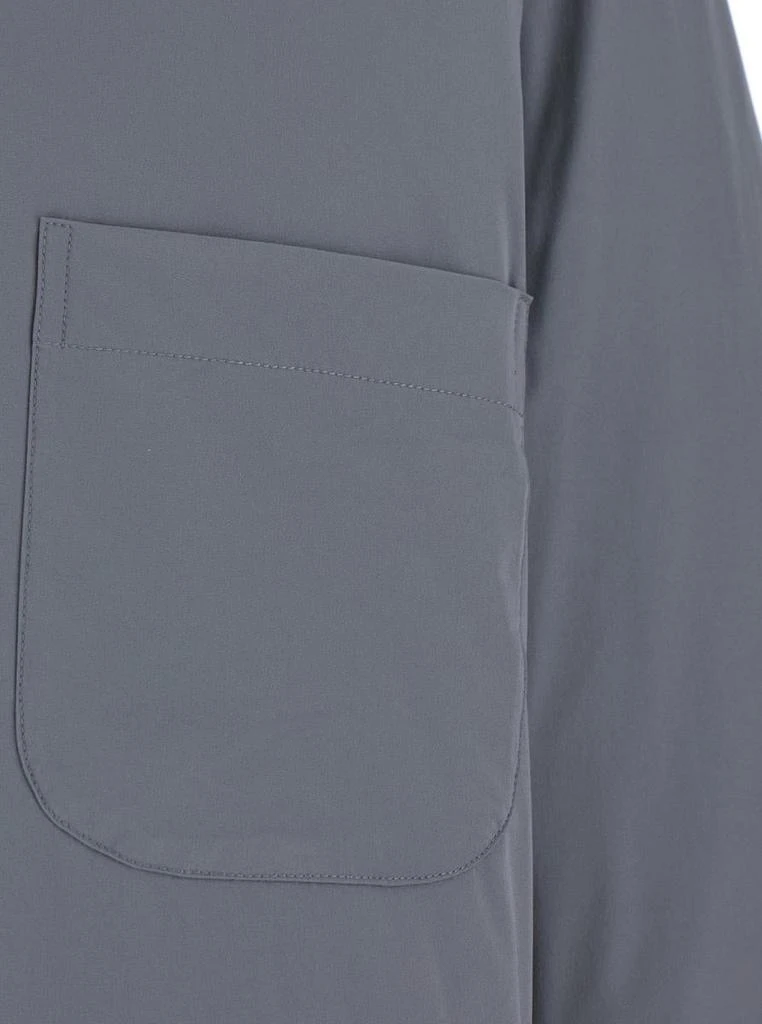 Autry Grey Jacket With Patch Pocket In Padded Fabric Man 3