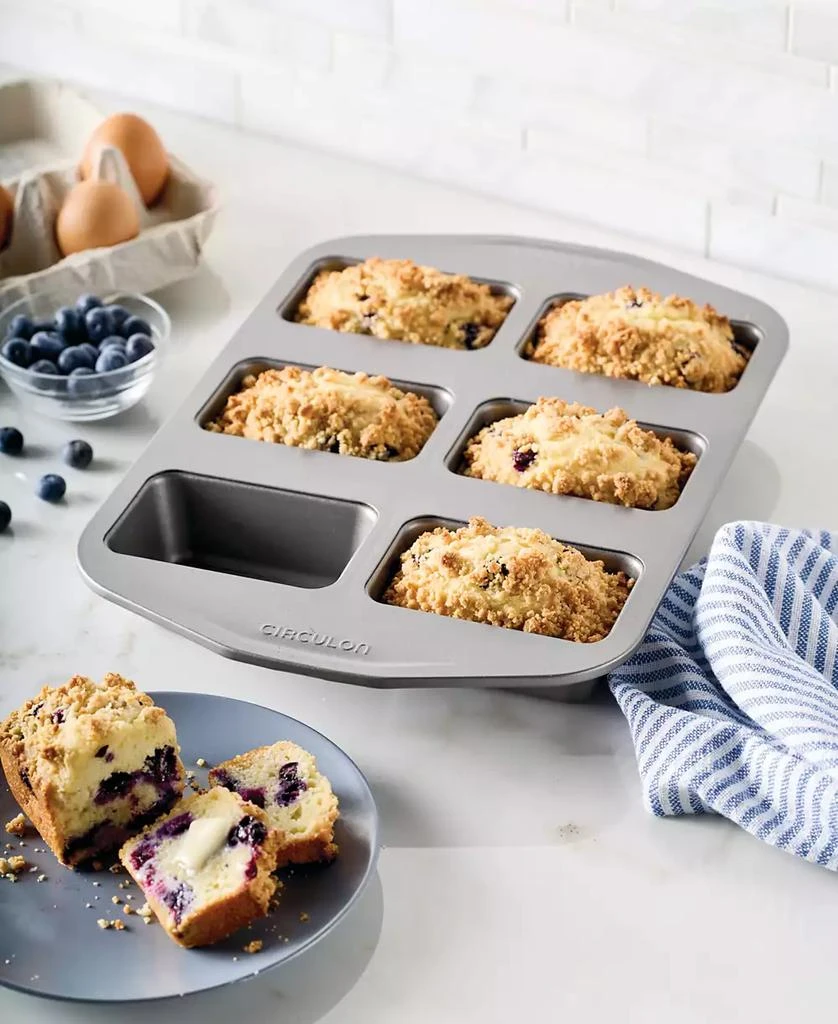 Circulon Nonstick 6-Cup Mini Loaf Pan 6