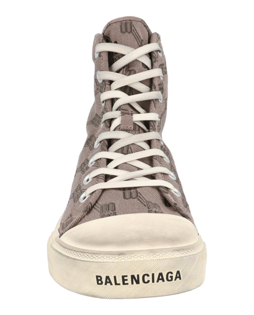 Balenciaga Paris Monogram High Top Sneakers Grey 43 - Casual