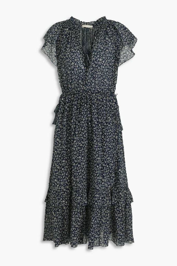 Ulla Johnson Anja ruffled floral-print cotton-crepon midi dress