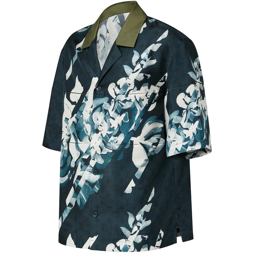 Louis Vuitton Monogram Printed Short-Sleeved Silk Shirt 3