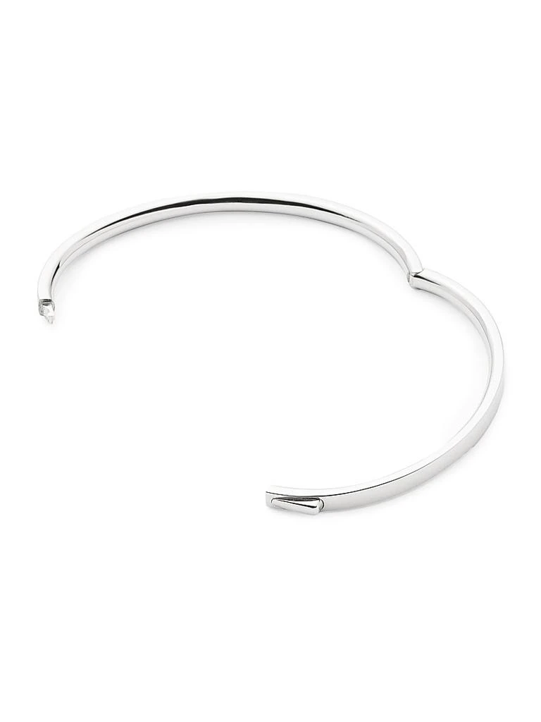 Missoma Magma 18K-Gold-Plated Or Rhodium-Plated Hinged Bangle 3