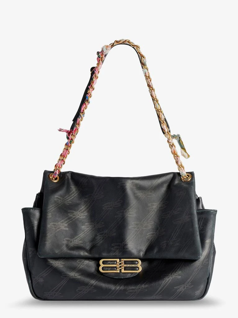 Balenciaga Darling leather shoulder bag with BB logo on the front 1