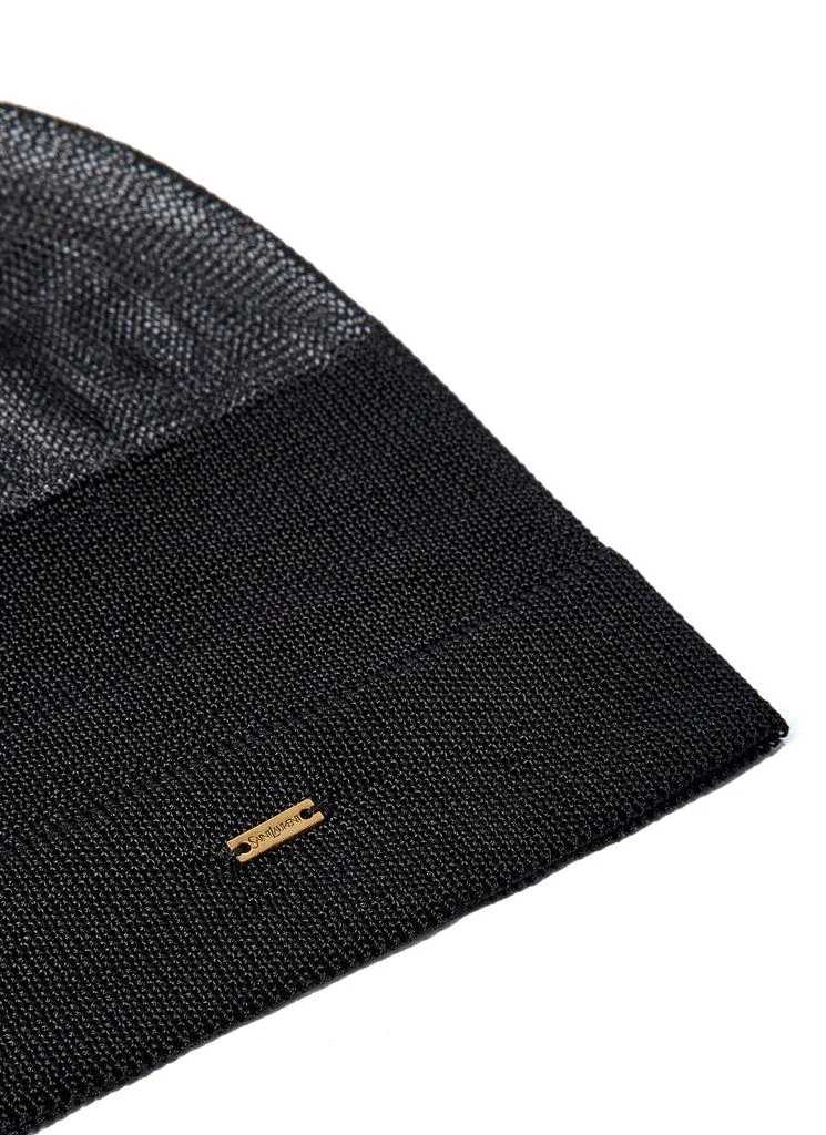 Yves Saint Laurent Saint Laurent Hat, Headband, and Choker Set in Viscrepe 3