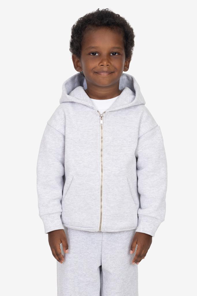 Los Angeles Apparel HF-110 - Kids 14oz Heavy Fleece Zip-Up Hoodie