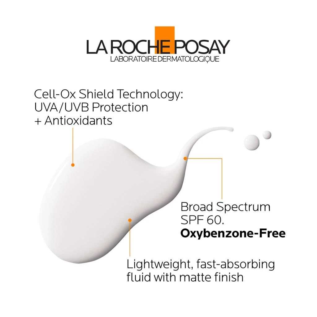 La Roche-Posay La Roche-Posay Anthelios Ultra Light Fluid Face Sunscreen Broad Spectrum SPF 60 2